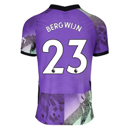 Homme Football Maillot Steven Bergwijn #23 Violet Tenues Third 2021/22 T-Shirt