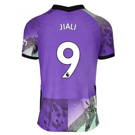 Homme Football Maillot Tang Jiali #9 Violet Tenues Third 2021/22 T-Shirt