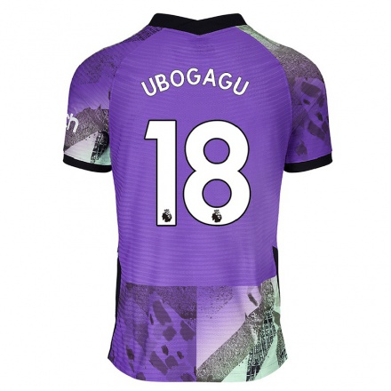 Homme Football Maillot Chioma Ubogagu #18 Violet Tenues Third 2021/22 T-Shirt