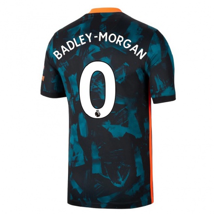 Homme Football Maillot Luke Badley-Morgan #0 Bleu Foncé Tenues Third 2021/22 T-Shirt