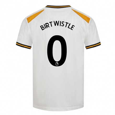Homme Football Maillot Harry Birtwistle #0 Blanc Jaune Tenues Third 2021/22 T-shirt