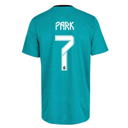 Homme Football Maillot Marvin Park #7 Vert Clair Tenues Third 2021/22 T-Shirt