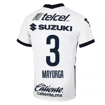 Homme Football Maillot Alejandro Mayorga #3 Tenues Extérieur Blanc 2020/21 Chemise