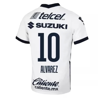 Homme Football Maillot Favio Alvarez #10 Tenues Extérieur Blanc 2020/21 Chemise