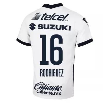 Homme Football Maillot Jero Rodriguez #16 Tenues Extérieur Blanc 2020/21 Chemise