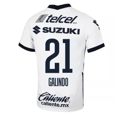 Homme Football Maillot Jose Galindo #21 Tenues Extérieur Blanc 2020/21 Chemise