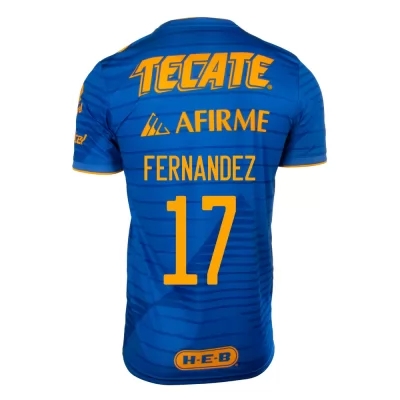Homme Football Maillot Leonardo Fernandez #17 Tenues Extérieur Bleu 2020/21 Chemise