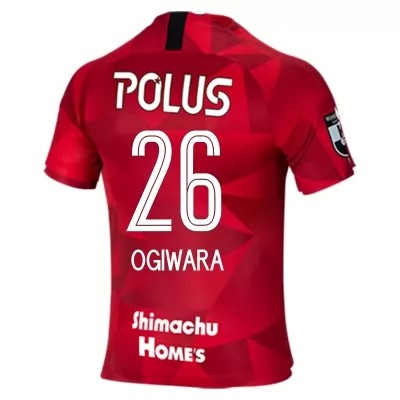 Homme Football Maillot Takuya Ogiwara #26 Tenues Domicile Rouge 2020/21 Chemise