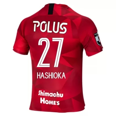 Homme Football Maillot Daiki Hashioka #27 Tenues Domicile Rouge 2020/21 Chemise