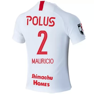 Homme Football Maillot Mauricio Antonio #2 Tenues Extérieur Blanc 2020/21 Chemise