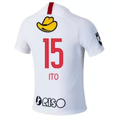 Homme Football Maillot Sho Ito #15 Tenues Extérieur Blanc 2020/21 Chemise