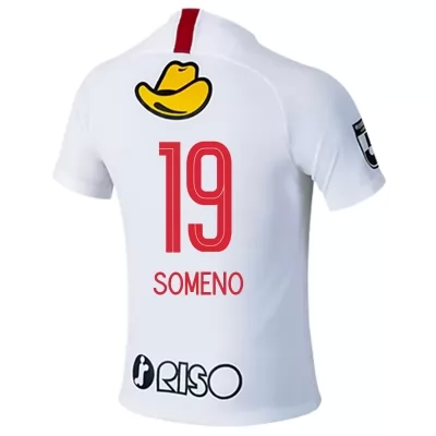 Homme Football Maillot Itsuki Someno #19 Tenues Extérieur Blanc 2020/21 Chemise