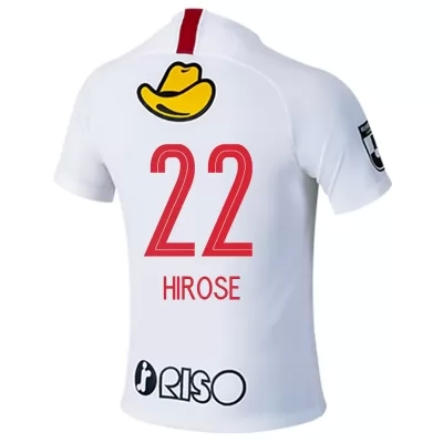 Homme Football Maillot Rikuto Hirose #22 Tenues Extérieur Blanc 2020/21 Chemise