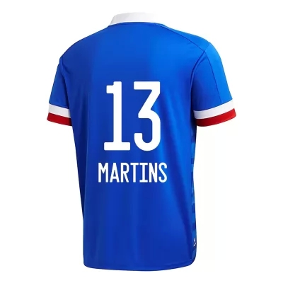 Homme Football Maillot Thiago Martins #13 Tenues Domicile Bleu 2020/21 Chemise
