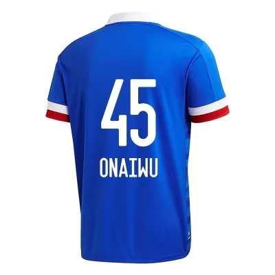 Homme Football Maillot Ado Onaiwu #45 Tenues Domicile Bleu 2020/21 Chemise