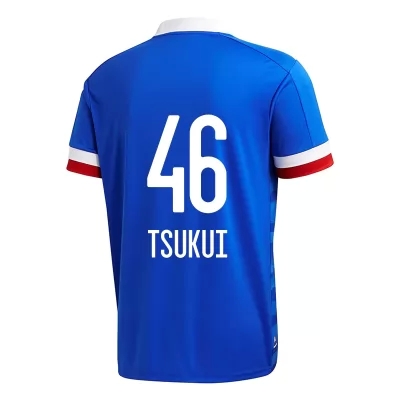Homme Football Maillot Takumi Tsukui #46 Tenues Domicile Bleu 2020/21 Chemise