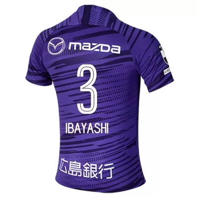 Homme Football Maillot Akira Ibayashi #3 Tenues Domicile Violet 2020/21 Chemise