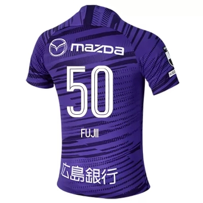 Homme Football Maillot Tomoya Fujii #50 Tenues Domicile Violet 2020/21 Chemise
