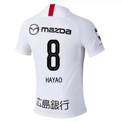 Homme Football Maillot Hayao Kawabe #8 Tenues Extérieur Blanc 2020/21 Chemise