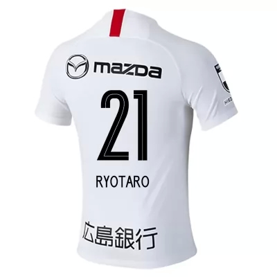 Homme Football Maillot Ryotaro Hironaga #21 Tenues Extérieur Blanc 2020/21 Chemise