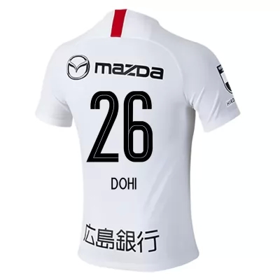 Homme Football Maillot Kodai Dohi #26 Tenues Extérieur Blanc 2020/21 Chemise