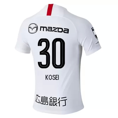 Homme Football Maillot Kosei Shibasaki #30 Tenues Extérieur Blanc 2020/21 Chemise