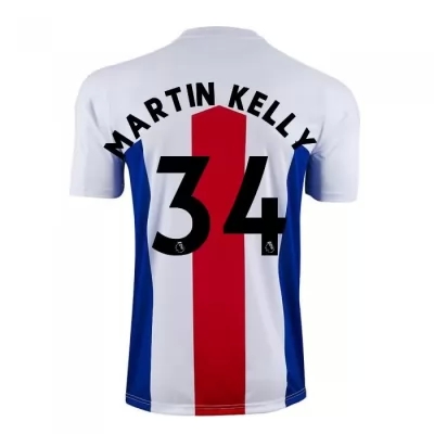 Homme Football Maillot Martin Kelly #34 Tenues Extérieur Blanc 2020/21 Chemise