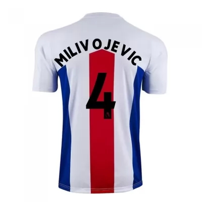 Homme Football Maillot Luka Milivojevic #4 Tenues Extérieur Blanc 2020/21 Chemise
