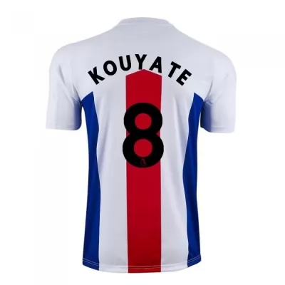 Homme Football Maillot Cheikhou Kouyate #8 Tenues Extérieur Blanc 2020/21 Chemise