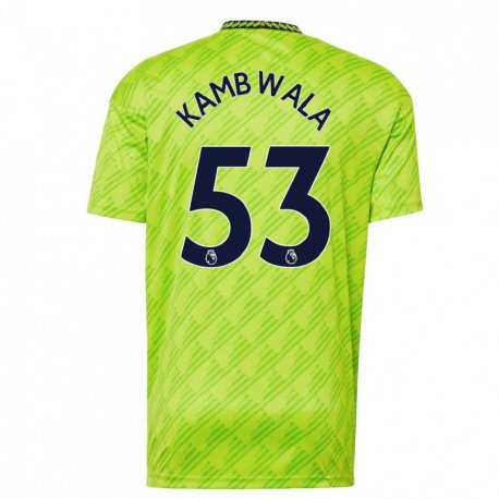 Kandiny Enfant Maillot Willy Kambwala #53 Vert Clair Troisieme 2022/23 T-shirt