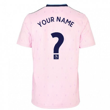 Kandiny Enfant Maillot Votre Nom #0 Rose Marine Troisieme 2022/23 T-shirt