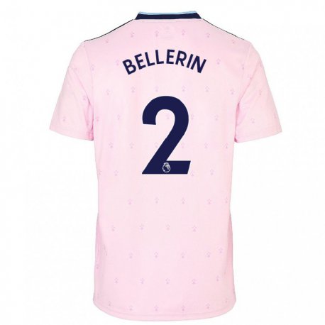 Kandiny Enfant Maillot Hector Bellerin #2 Rose Marine Troisieme 2022/23 T-shirt
