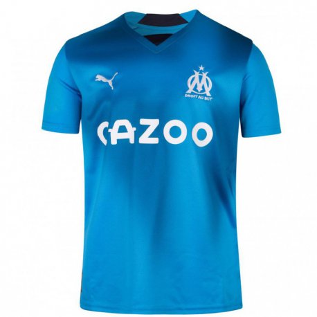 Kandiny Homme Maillot Chancel Mbemba #99 Bleu Foncé Blanc Troisieme 2022/23 T-shirt