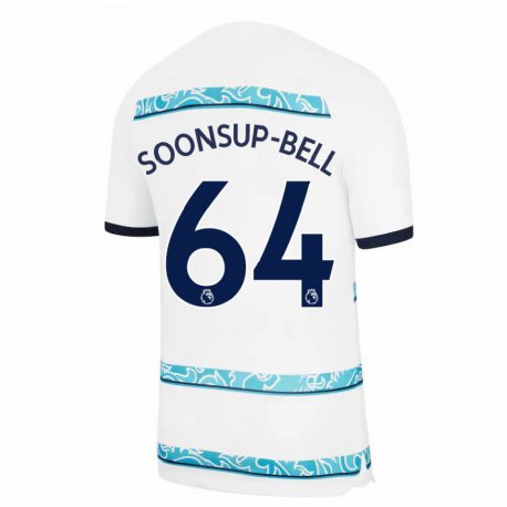 Kandiny Femme Maillot Jude Soonsup-bell #64 Blanc Bleu Clair Troisieme 2022/23 T-shirt