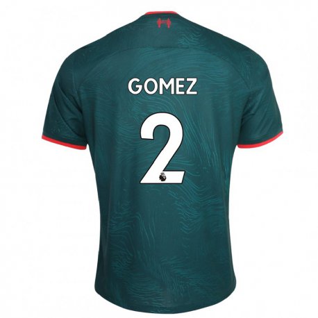 Kandiny Femme Maillot Joe Gomez #2 Vert Foncé Troisieme 2022/23 T-shirt