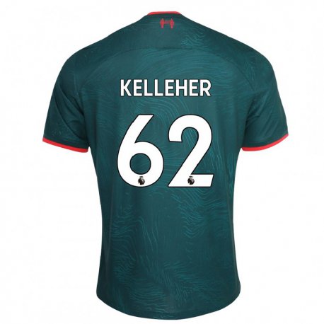 Kandiny Femme Maillot Caoimhin Kelleher #62 Vert Foncé Troisieme 2022/23 T-shirt