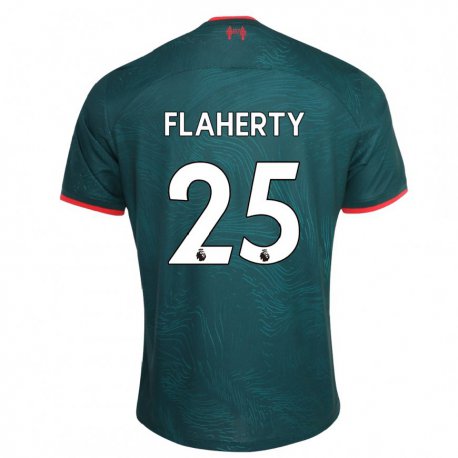 Kandiny Femme Maillot Gilly Flaherty #25 Vert Foncé Troisieme 2022/23 T-shirt