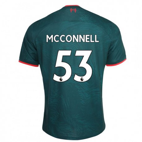 Kandiny Femme Maillot James Mcconnell #53 Vert Foncé Troisieme 2022/23 T-shirt