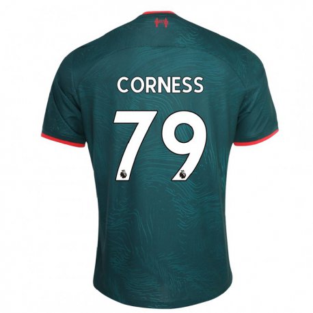 Kandiny Femme Maillot Dominic Corness #79 Vert Foncé Troisieme 2022/23 T-shirt