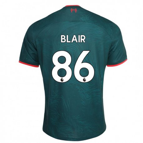 Kandiny Femme Maillot Harvey Blair #86 Vert Foncé Troisieme 2022/23 T-shirt