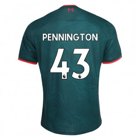 Kandiny Femme Maillot Cody Pennington #43 Vert Foncé Troisieme 2022/23 T-shirt
