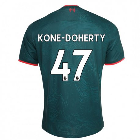 Kandiny Femme Maillot Trent Kone-doherty #47 Vert Foncé Troisieme 2022/23 T-shirt