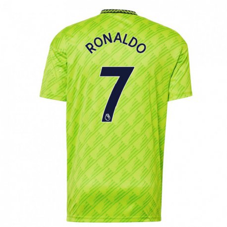 Kandiny Femme Maillot Cristiano Ronaldo #7 Vert Clair Troisieme 2022/23 T-shirt