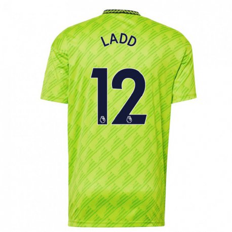 Kandiny Femme Maillot Hayley Ladd #12 Vert Clair Troisieme 2022/23 T-shirt