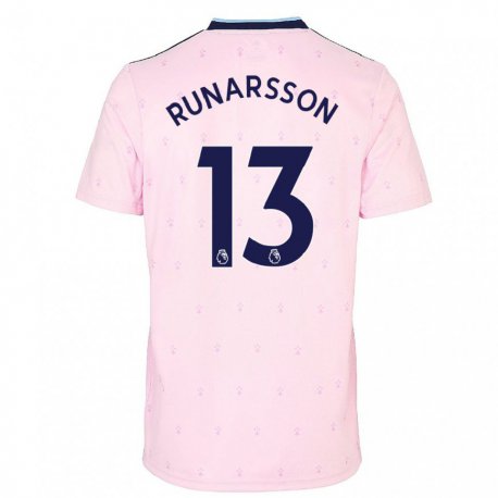 Kandiny Femme Maillot Runar Alex Runarsson #13 Rose Marine Troisieme 2022/23 T-shirt