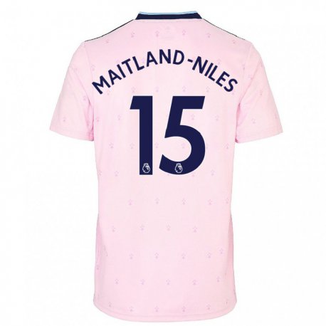 Kandiny Femme Maillot Ainsley Maitland-niles #15 Rose Marine Troisieme 2022/23 T-shirt