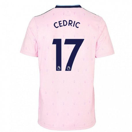 Kandiny Femme Maillot Cedric Soares #17 Rose Marine Troisieme 2022/23 T-shirt