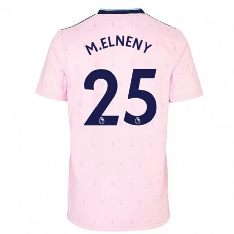 Kandiny Femme Maillot Mohamed Elneny #25 Rose Marine Troisieme 2022/23 T-shirt