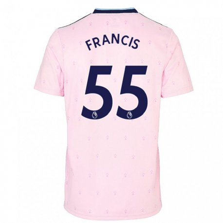 Kandiny Femme Maillot Jack Henry Francis #55 Rose Marine Troisieme 2022/23 T-shirt