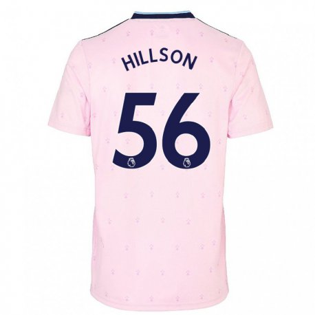 Kandiny Femme Maillot James Hillson #56 Rose Marine Troisieme 2022/23 T-shirt